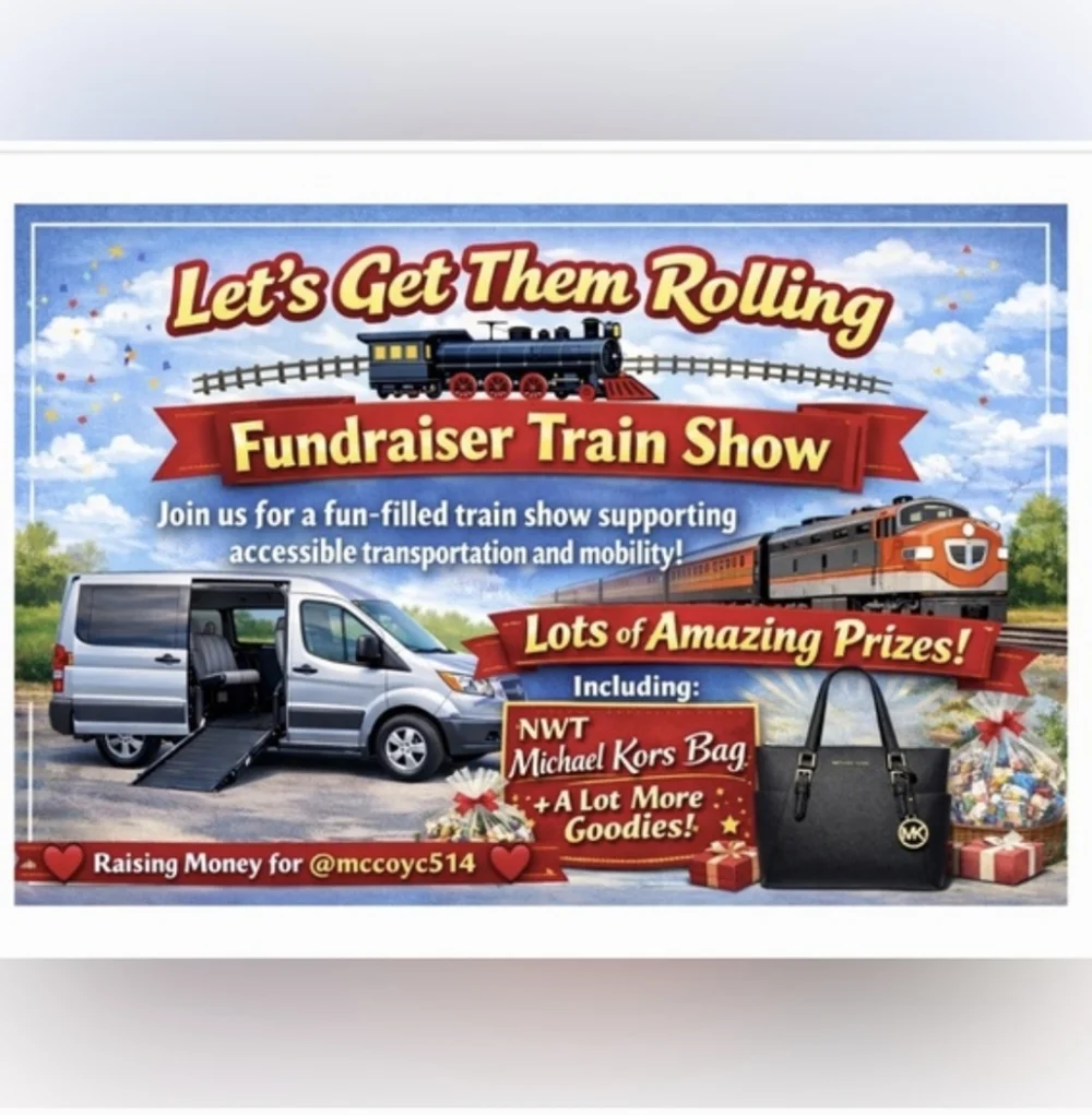 Train Of Aces Fund Drive Wheelchair Van Quest 3/1 - Picture 3 of 8